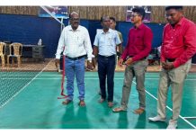 गडचिरोली येथे जिल्हास्तरीय बॅडमिंटन स्पर्धेचे थाटात उद्घाटन